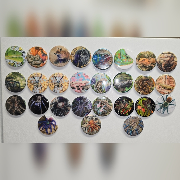 Heavy Duty Magnets with Hand-drawn Art - Picture 2 of 5